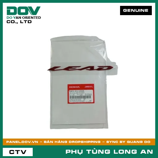 BIỂU TƯỢNG LEAD *NHA76M* HONDA LEAD 125 — 86831K12V40ZA