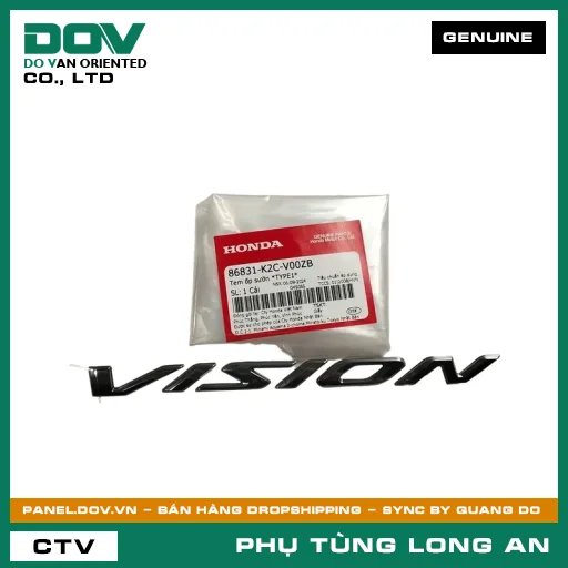 TEM ỐP SƯỜN *TYPE1* HONDA VISION 110 — 86831K2CV00ZB