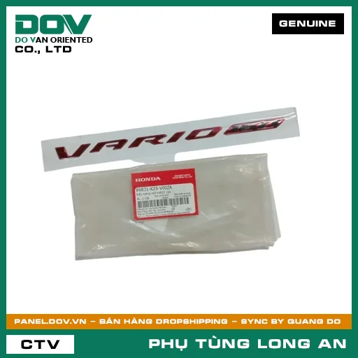 BIỂU TƯỢNG CHỮ VARIO 160 HONDA VARIO 160 — 86831K2SV00ZA