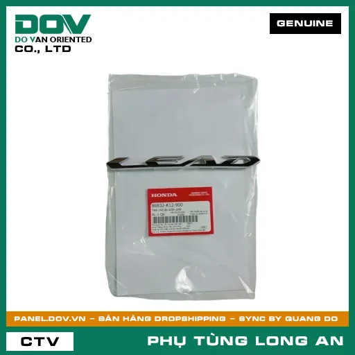 TEM CHỮ ỐP SƯỜN PHẢI HONDA LEAD 125 — 86832K12900