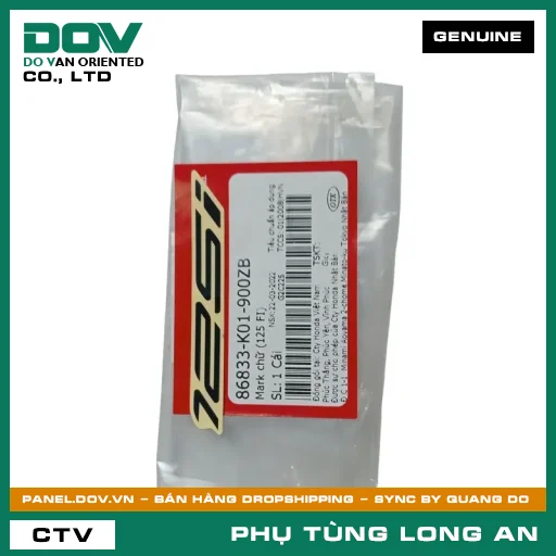 MARK CHỮ (125 FI) HONDA SH 125/150 — 86833K01900ZB