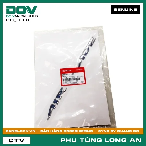 LOGO ỐP SƯỜN HONDA AIR BLADE 125 — 86833K27V00