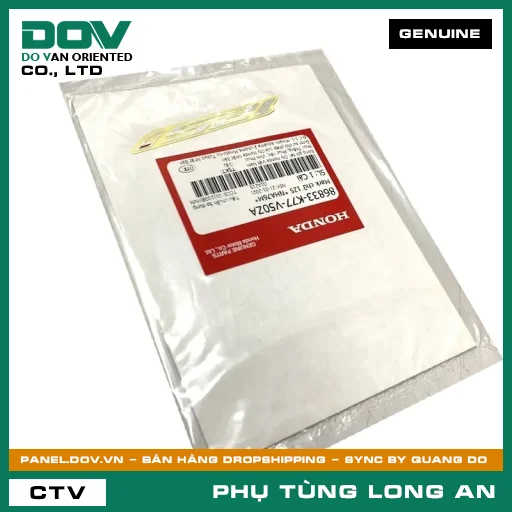 MARK CHỮ 125 *NHA76M* HONDA — 86833K77V50ZA