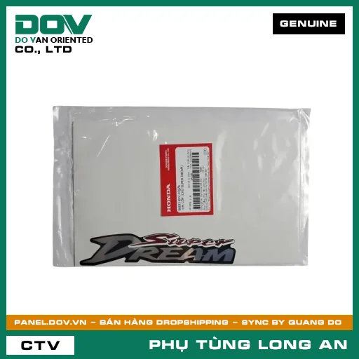 TEM CỐP (CHỮ SUPER DREAM) HONDA  — 86833KVV930ZA
