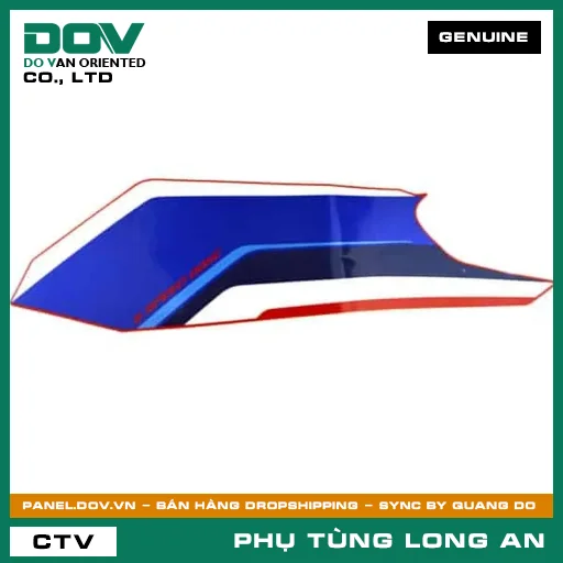TEM ỐP BÌNH XĂNG BÊN TRÁI *TYPE1* HONDA CBR150R — 86834K45NZ0ZA