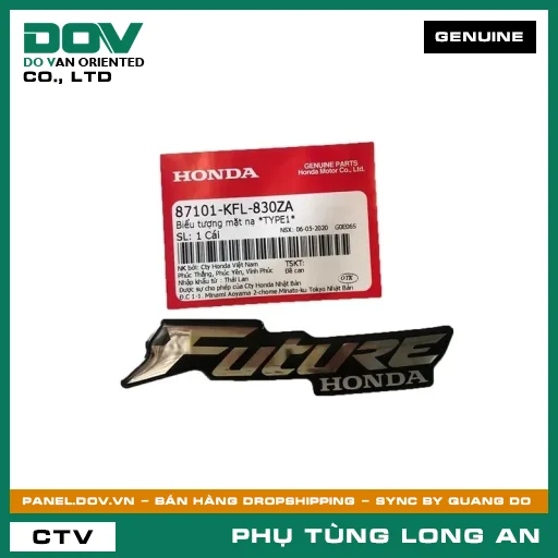 BIỂU TƯỢNG MẶT NẠ *TYPE1* HONDA  — 87101KFL830ZA