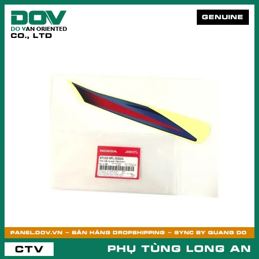 TEM MẶT NẠ PHẢI *PB171MU* HONDA  — 87102KFL830ZA