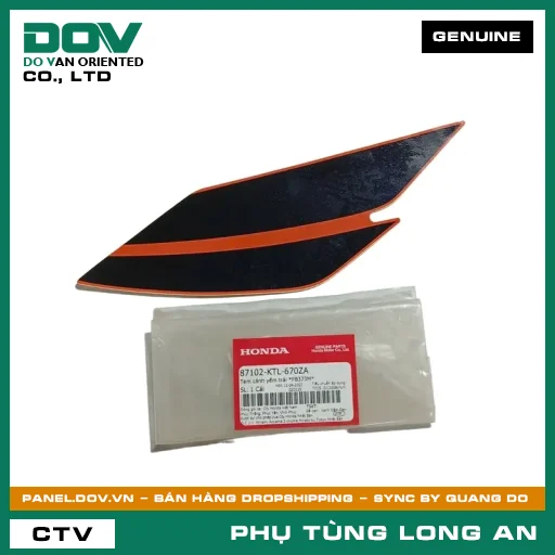 TEM CÁNH YẾM TRÁI *PB373M* HONDA WAVE ALPHA — 87102KTL670ZA
