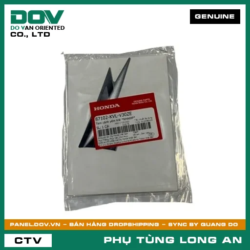 TEM CÁNH YẾM TRÁI *NHA69P* HONDA — 87102KVLV30ZE
