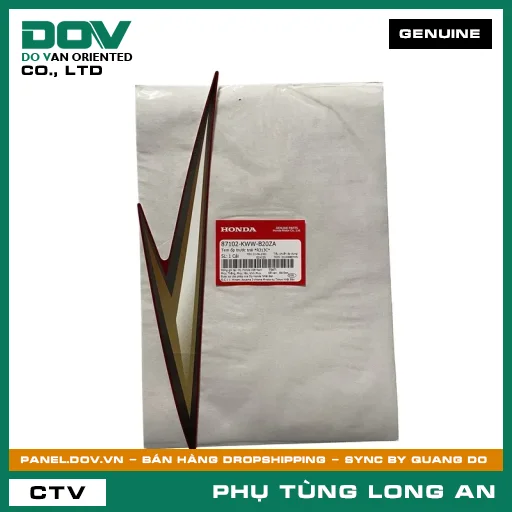 TEM ỐP TRƯỚC TRÁI *R313C* HONDA WAVE RSX 110 — 87102KWWB20ZA