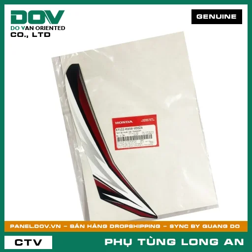 TEM ỐP TRƯỚC TRÁI *NHA69P* HONDA WAVE RSX 110 — 87102KWWV00ZA