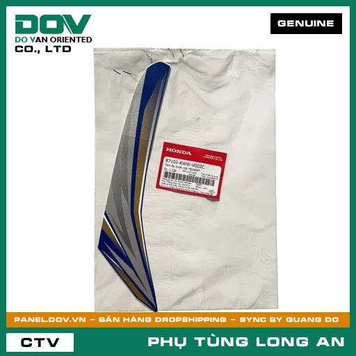 TEM ỐP TRƯỚC TRÁI *B206M* HONDA WAVE RSX 110 — 87102KWWV00ZC