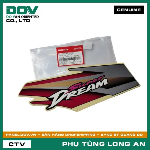 TEM CỐP PHẢI *R150CU* HONDA DREAM — 87103GBGB20ZD