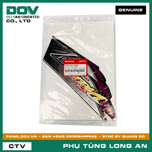 TEM CỐP XE PHẢI *R150CU* HONDA SUPER DREAM — 87103KFV790ZA