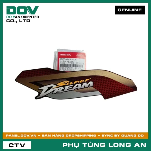 TEM CỐP XE PHẢI R150F HONDA SUPER DREAM — 87103KFV830ZA