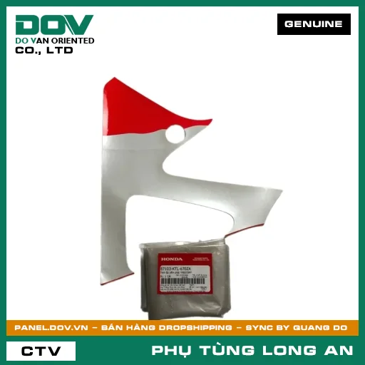 TEM ỐP YẾM PHẢI *PB373M* HONDA WAVE ALPHA — 87103KTL670ZA
