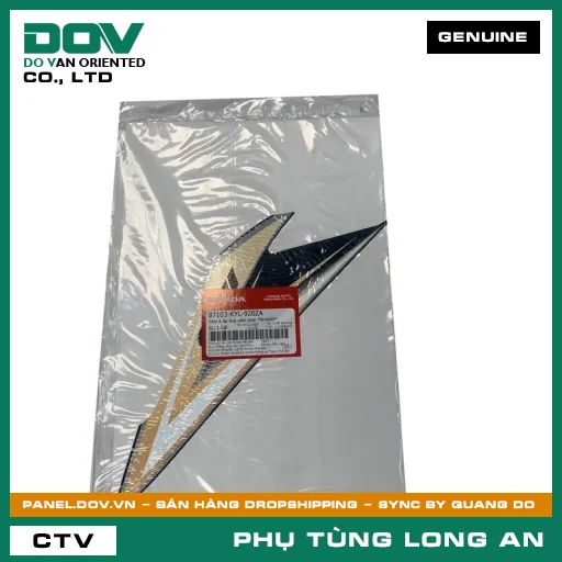 TEM A ỐP ỐNG YẾM PHẢI *NHA69P* HONDA — 87103KYL920ZA