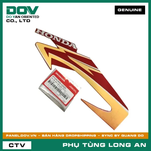 TEM ỐP YẾM TRÁI TRƯỚC *R313C* HONDA AIR BLADE 110 — 87104KVGV20ZC