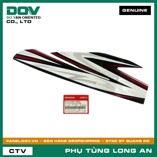 TEM ỐP TRUNG TÂM TRÁI *NHA69P* HONDA WAVE RSX 110 — 87104KWWV00ZA