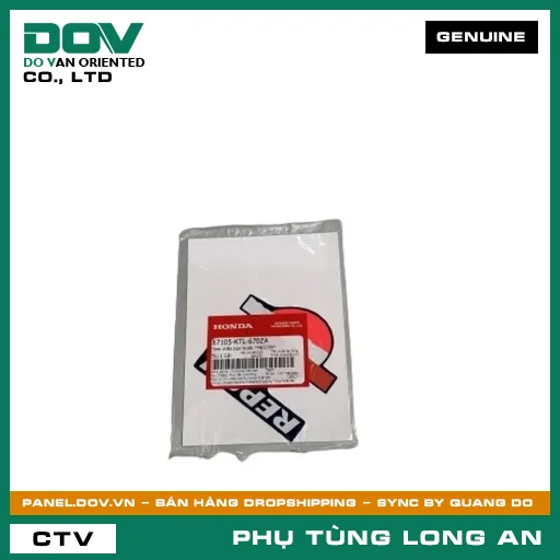 TEM DÈ TRƯỚC *PB373M* HONDA WAVE ALPHA — 87105KTL670ZA