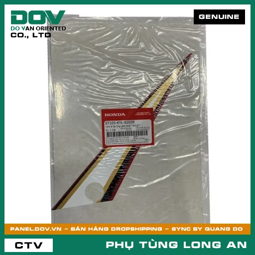 TEM B ỐP ỐNG YẾM PHẢI *R313C* HONDA — 87105KYL920ZB