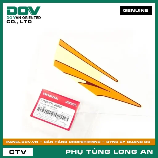 TEM CỐP TRÁI *R203M* HONDA  — 87106KFL890ZE