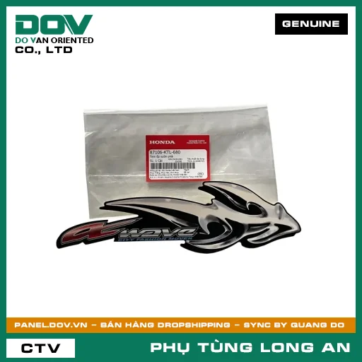 TEM ỐP SƯỜN PHẢI HONDA — 87106KTL680