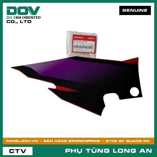 TEM CỐP PHẢI *R263* HONDA WAVE ALPHA — 87106KTL780ZB