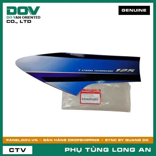 TEM A ỐP SƯỜN PHẢI*RP138M* HONDA FUTURE NEO — 87106KTM900ZD
