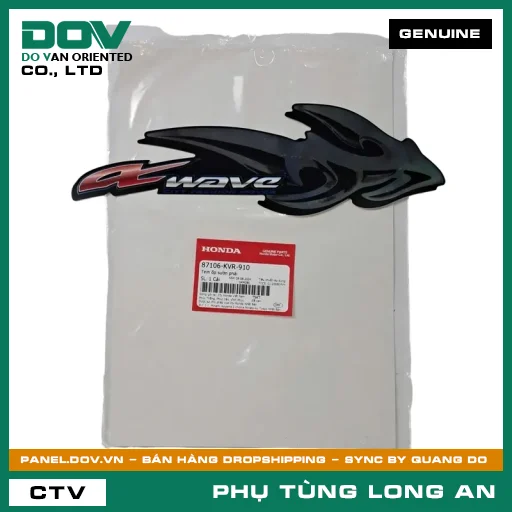 TEM ỐP SƯỜN PHẢI HONDA WAVE ALPHA — 87106KVR910