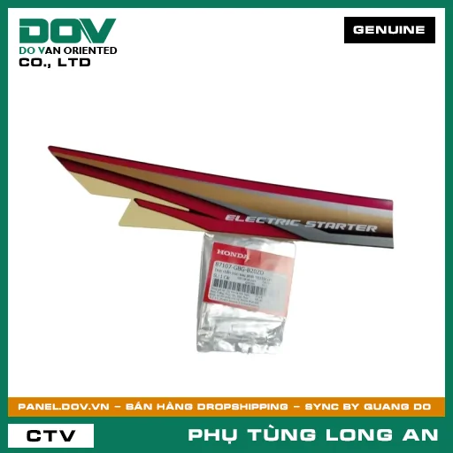 TEM DÈ SAU PHẢI *R150CU* HONDA DREAM — 87107GBGB20ZD