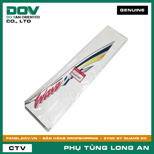 TEM ỐP SƯỜN PHẢI *B142P* HONDA WAVE ALPHA — 87107KRS900ZC
