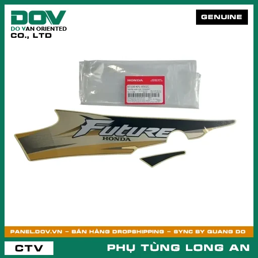 TEM ỐP SƯỜN TRÁI *YR183M* HONDA  — 87108KFL830ZC