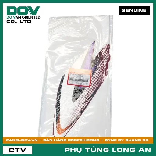 TEM A ỐP SƯỜN TRÁI *R203M* HONDA WAVE ALPHA — 87108KRS860ZB