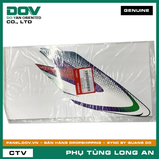 TEM A ỐP SƯỜN TRÁI *B142P* HONDA WAVE ALPHA — 87108KRS860ZC