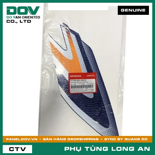 TEM A ỐP SƯỜN TRÁI *PB171MU* HONDA WAVE ALPHA — 87108KRS900ZE