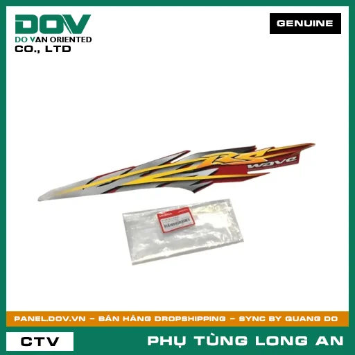 TEM ỐP SƯỜN TRÁI *R263* HONDA WAVE ALPHA — 87108KTL640ZC