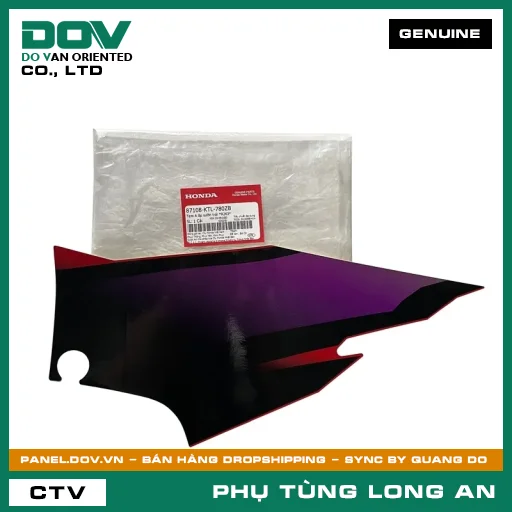 TEM A ỐP SƯỜN TRÁI *R263* HONDA WAVE ALPHA — 87108KTL780ZB