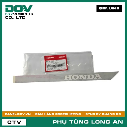 TEM ỐP SƯỜN PHẢI *R150CU* HONDA DREAM — 87109GBGB20ZD