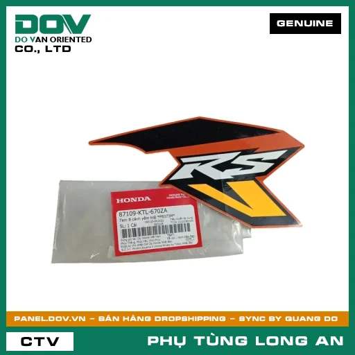 TEM B CÁNH YẾM TRÁI *PB373M* HONDA WAVE ALPHA — 87109KTL670ZA