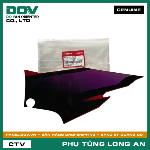 TEM B ỐP SƯỜN TRÁI *R263* HONDA WAVE ALPHA — 87109KTL780ZB