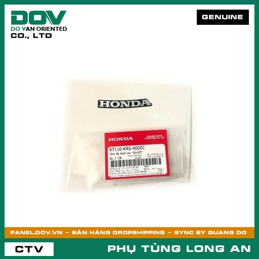 TEM ỐP ĐUÔI SAU *B142P* HONDA — 87110KRS900ZC