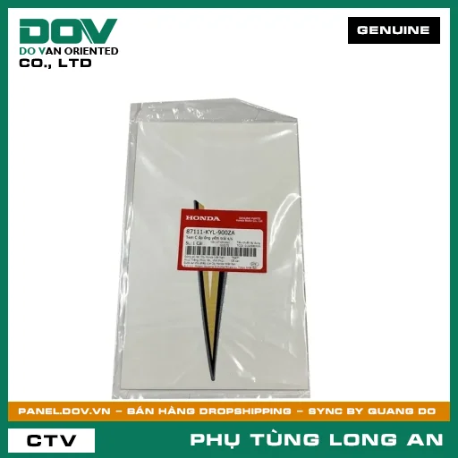TEM C ỐP ỐNG YẾM TRÁI S/S HONDA — 87111KYL900ZA