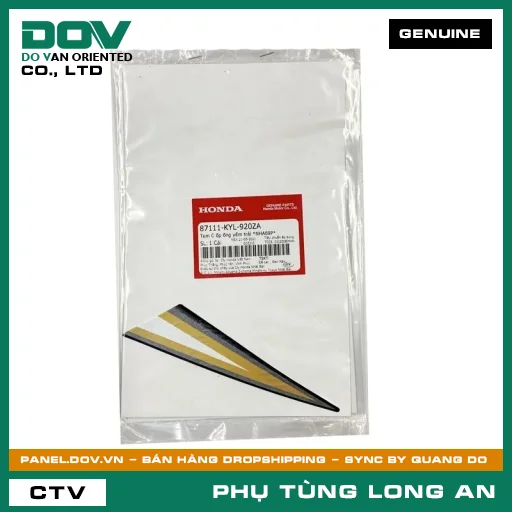 TEM C ỐP ỐNG YẾM TRÁI *NHA69P* HONDA  — 87111KYL920ZA