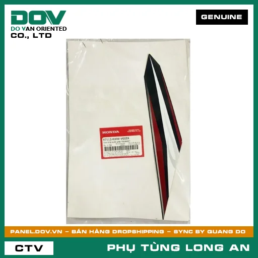 TEM B ỐP SƯỜN PHẢI *NHA69P* HONDA WAVE RSX 110 — 87113KWWV00ZA