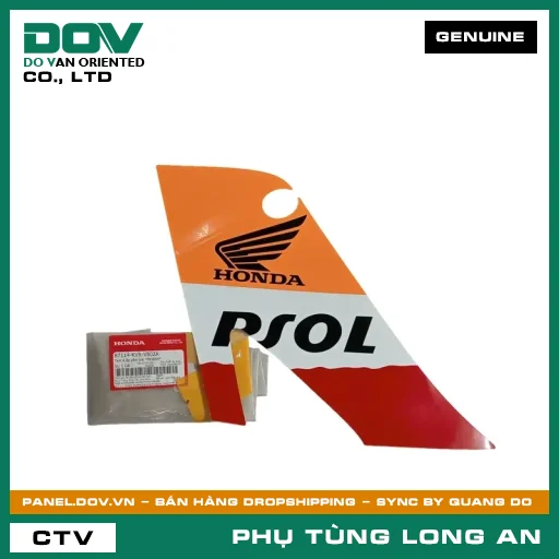 TEM A ỐP YẾM TRÁI *PB383M* HONDA WAVE ALPHA — 87114KVRV80ZA