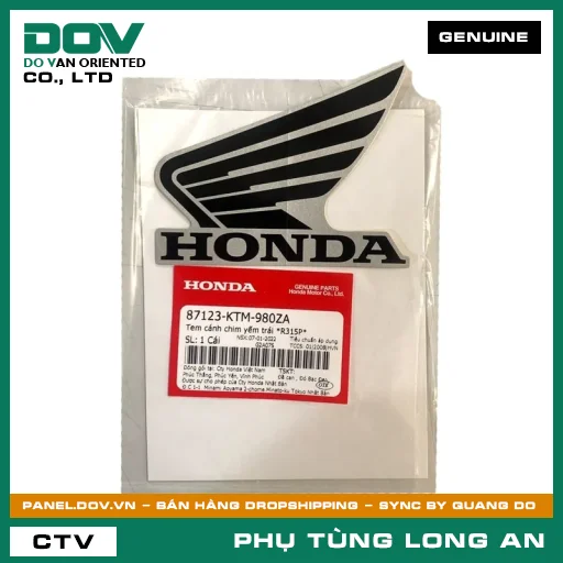 TEM CÁNH CHIM YẾM TRÁI *R315P* HONDA FUTURE NEO — 87123KTM980ZA