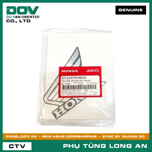 TEM CÁNH CHIM YẾM TRÁI *NH193P HONDA FUTURE NEO — 87123KTM980ZB