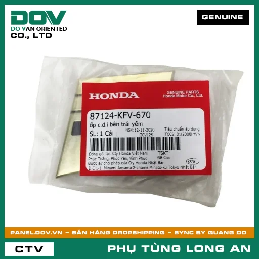 ỐP C.D.I BÊN TRÁI YẾM HONDA SUPER DREAM — 87124KFV670
