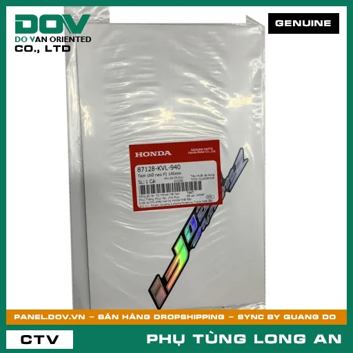 TEM CHỮ NEO FI 145MM HONDA — 87128KVL940